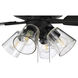 Super Pro 104 60 inch Flat Black with Flat Black/Greywood Blades Contractor Ceiling Fan