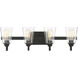 Neighborhood Grace 4 Light 28 inch Espresso Vanity Light Wall Light, Neighborhood Collection