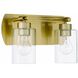 Hendrix 2 Light 14 inch Satin Brass Vanity Light Wall Light