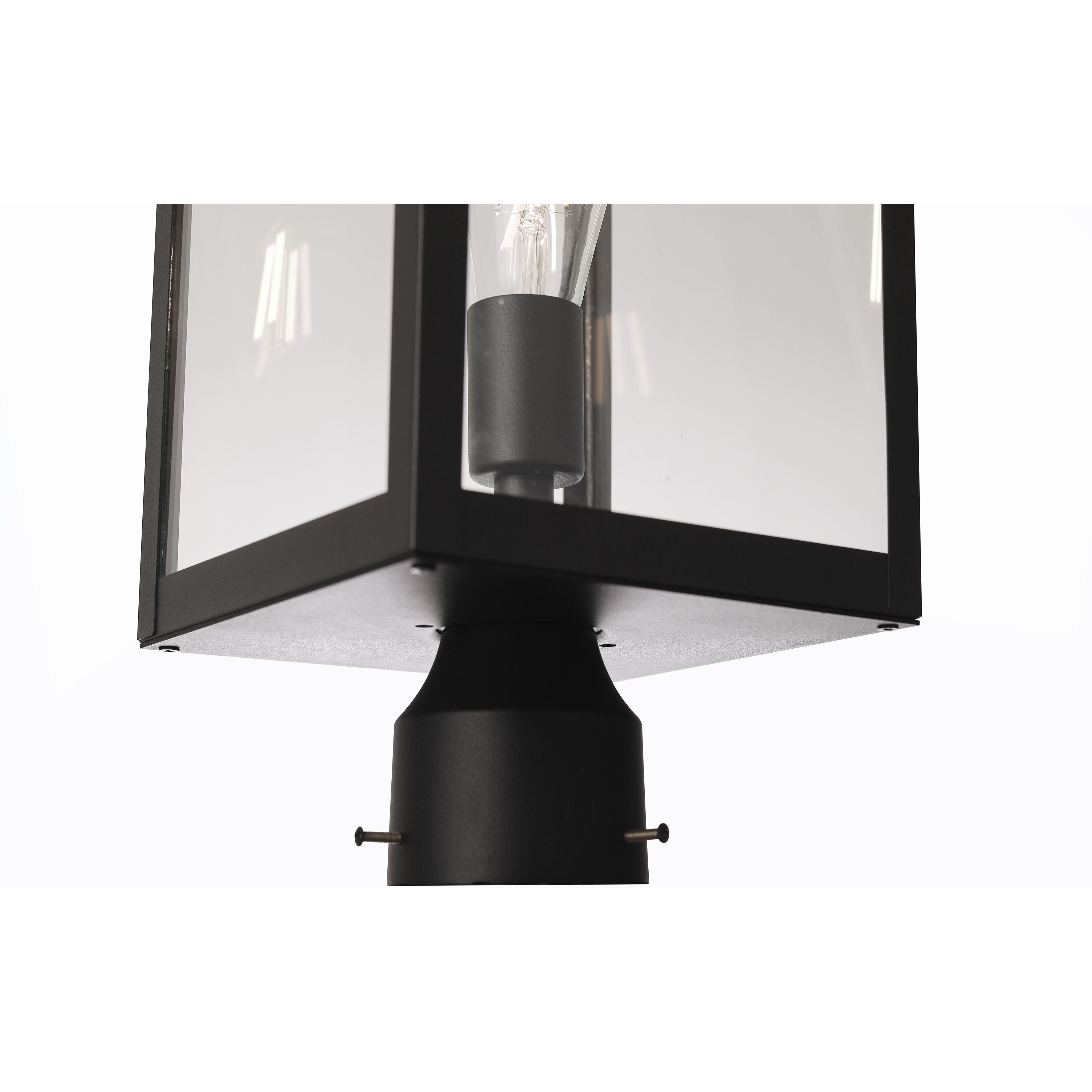 Rock Creek 1 Light 19.25 inch Textured Black Outdoor Post Mount