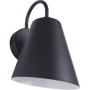 Point Clear 1 Light 11 inch Midnight Outdoor Lantern, Large