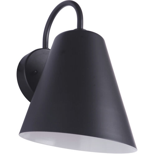 Point Clear 1 Light 11 inch Midnight Outdoor Lantern, Large