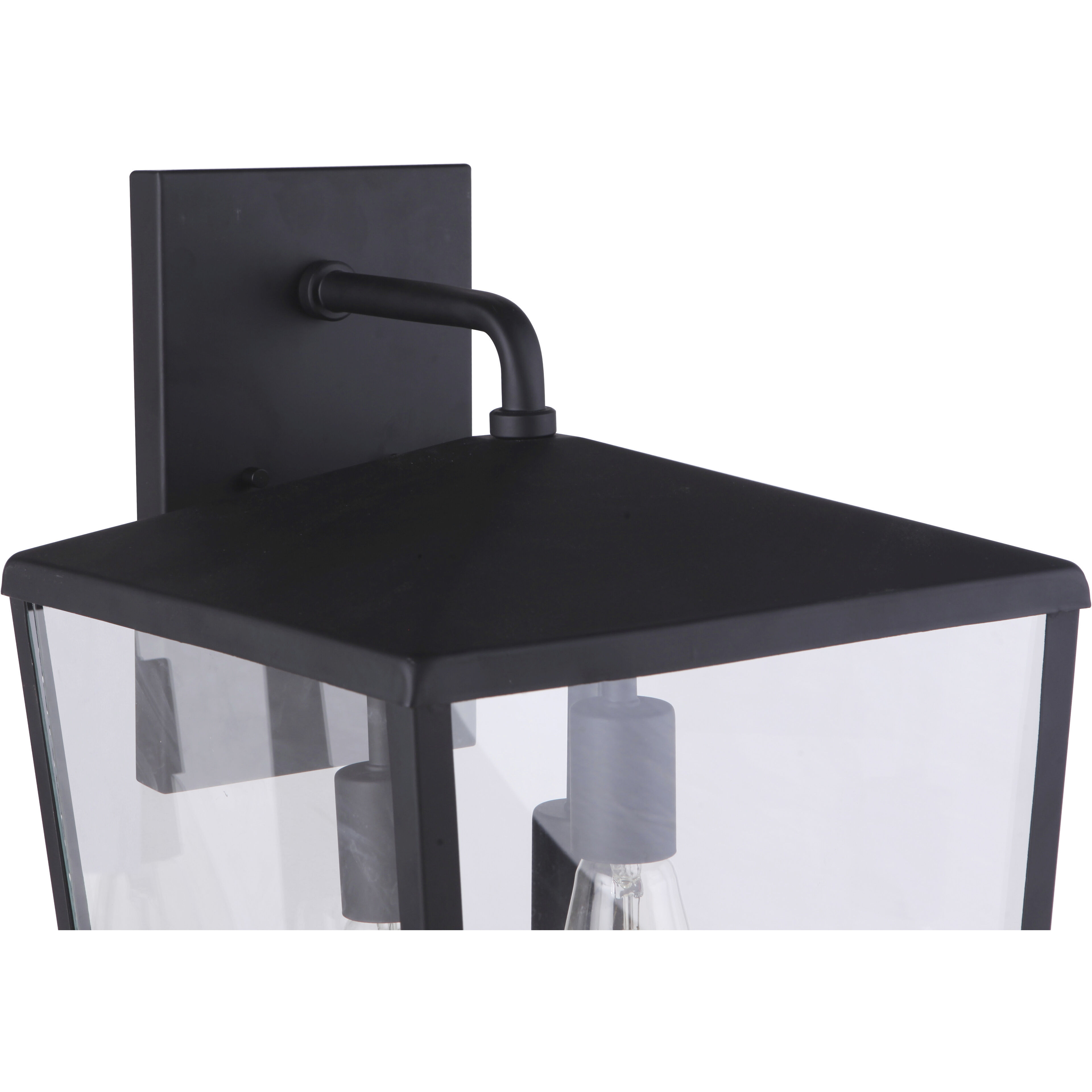 Olsen 3 Light 19 inch Midnight Outdoor Wall Lantern