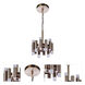 Simple Lux LED 12.01 inch Satin Brass Convertible Semi Flush Ceiling Light