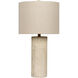 Bejamin 26.5 inch 100 watt Cottage White Table Lamp Portable Light