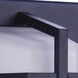 Bulkhead 1 Light 10 inch Textured Black Outdoor Wall/Ceiling Mount, Small