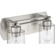 Hendrix 2 Light 14 inch Brushed Polished Nickel Vanity Light Wall Light