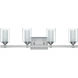 Neighborhood Celeste 4 Light 27 inch Brushed Polished Nickel Vanity Light Wall Light