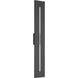 Profiled LED 30 inch Textured Black Outdoor Wall Lantern