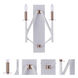 The Reserve LED 13 inch Matte White / Satin Brass Wall Sconce Wall Light