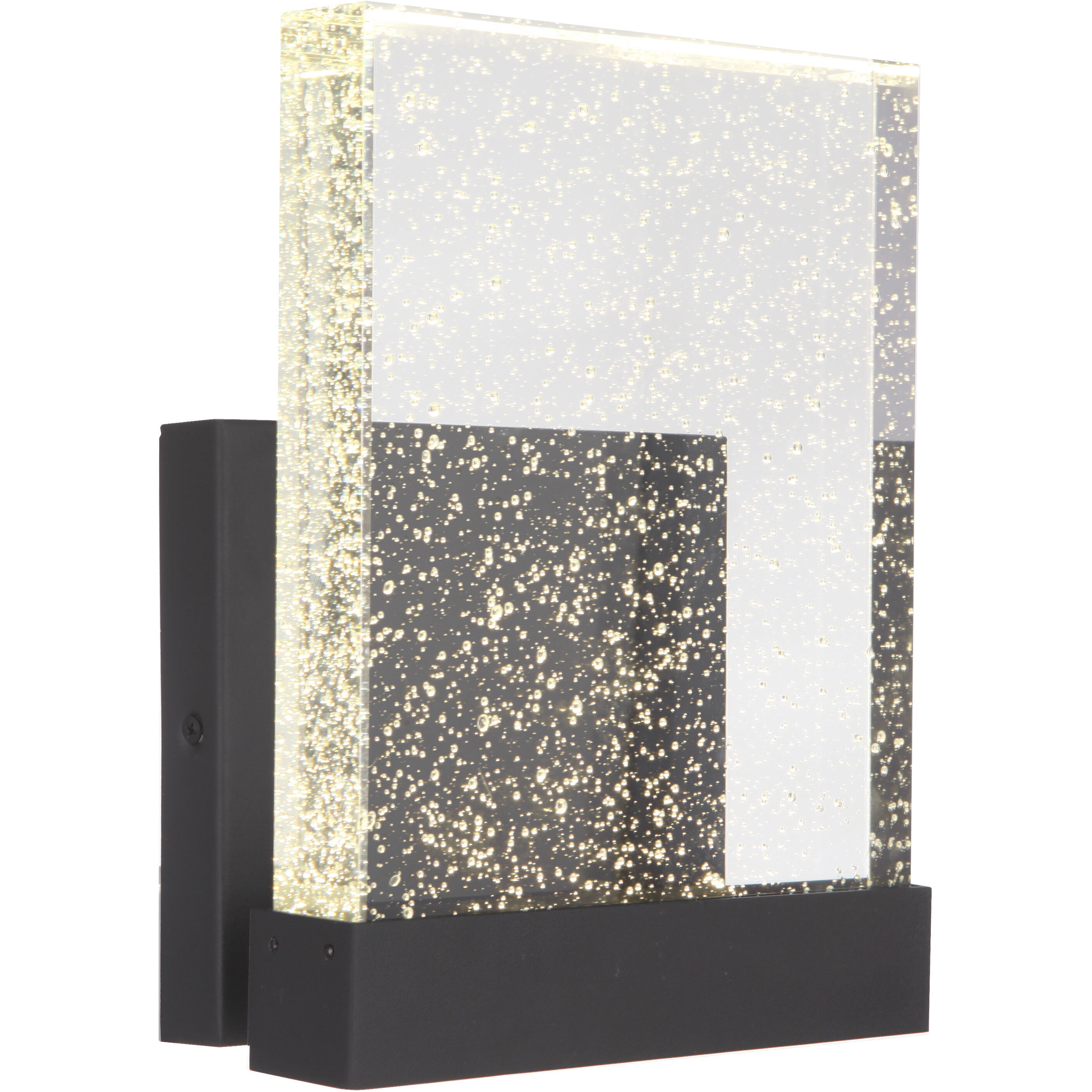 Aria II Outdoor Wall Mount in Satin Aluminum, Large