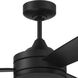 Inspo 62 inch Flat Black Ceiling Fan (Blades Included)