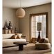 Keira 3 Light 20.5 inch Satin Brass Pendant Ceiling Light in Natural Rope