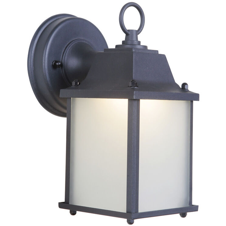 Coach Lights LED 9 inch Textured Black Outdoor Wall Mount in Textured Matte Black