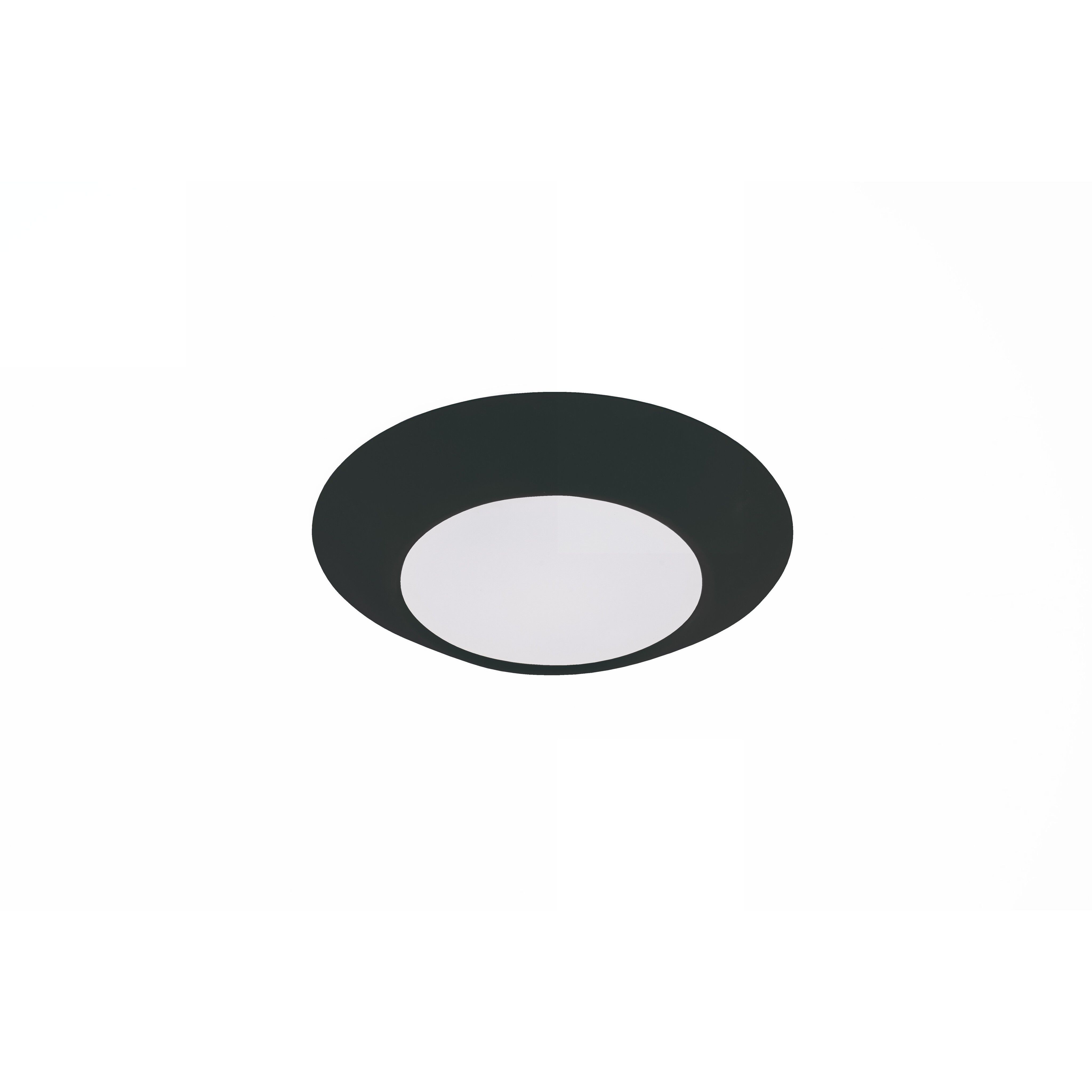 Slim Line LED 5.9 inch Flat Black Flushmount Ceiling Light