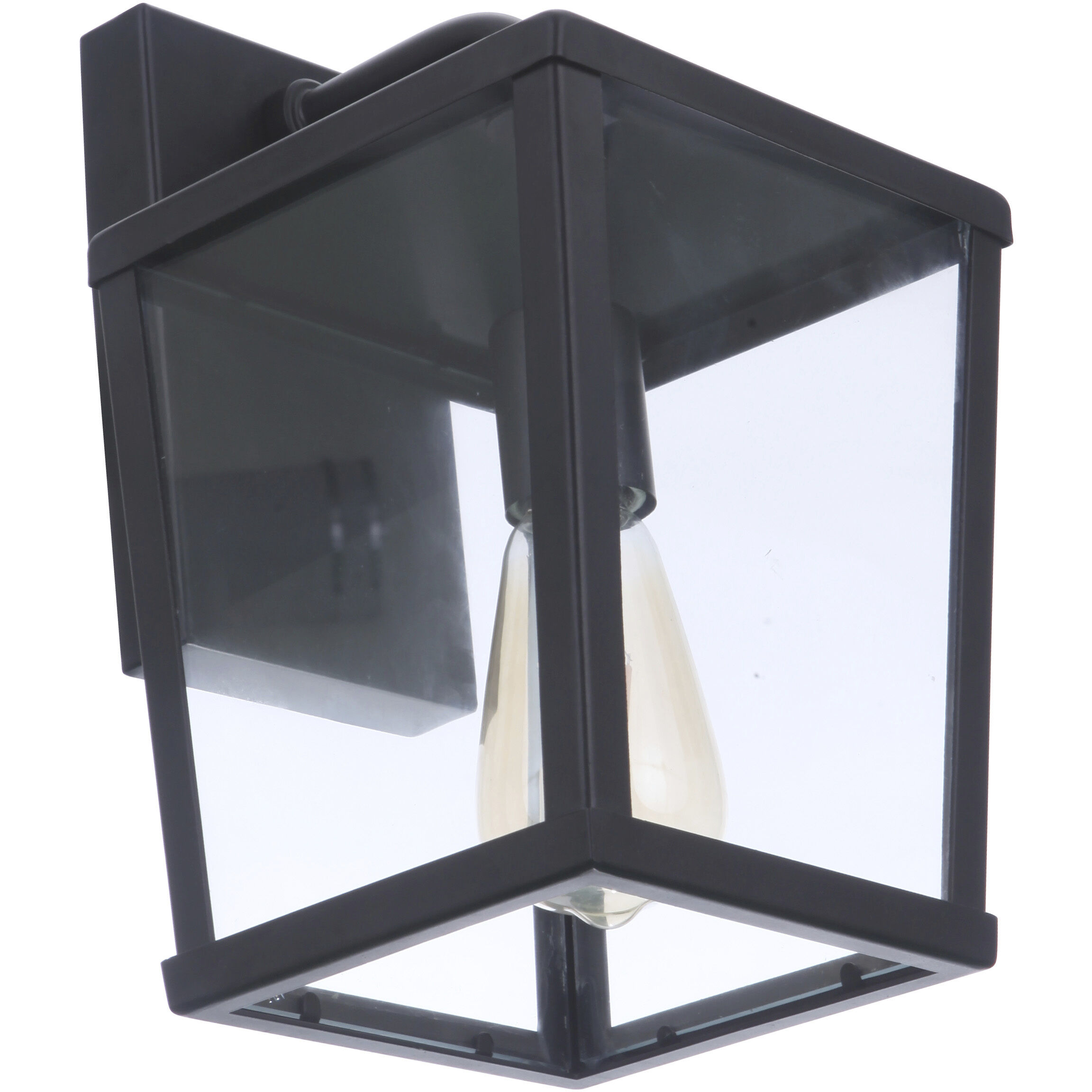 Olsen 1 Light 12 inch Midnight Outdoor Wall Lantern