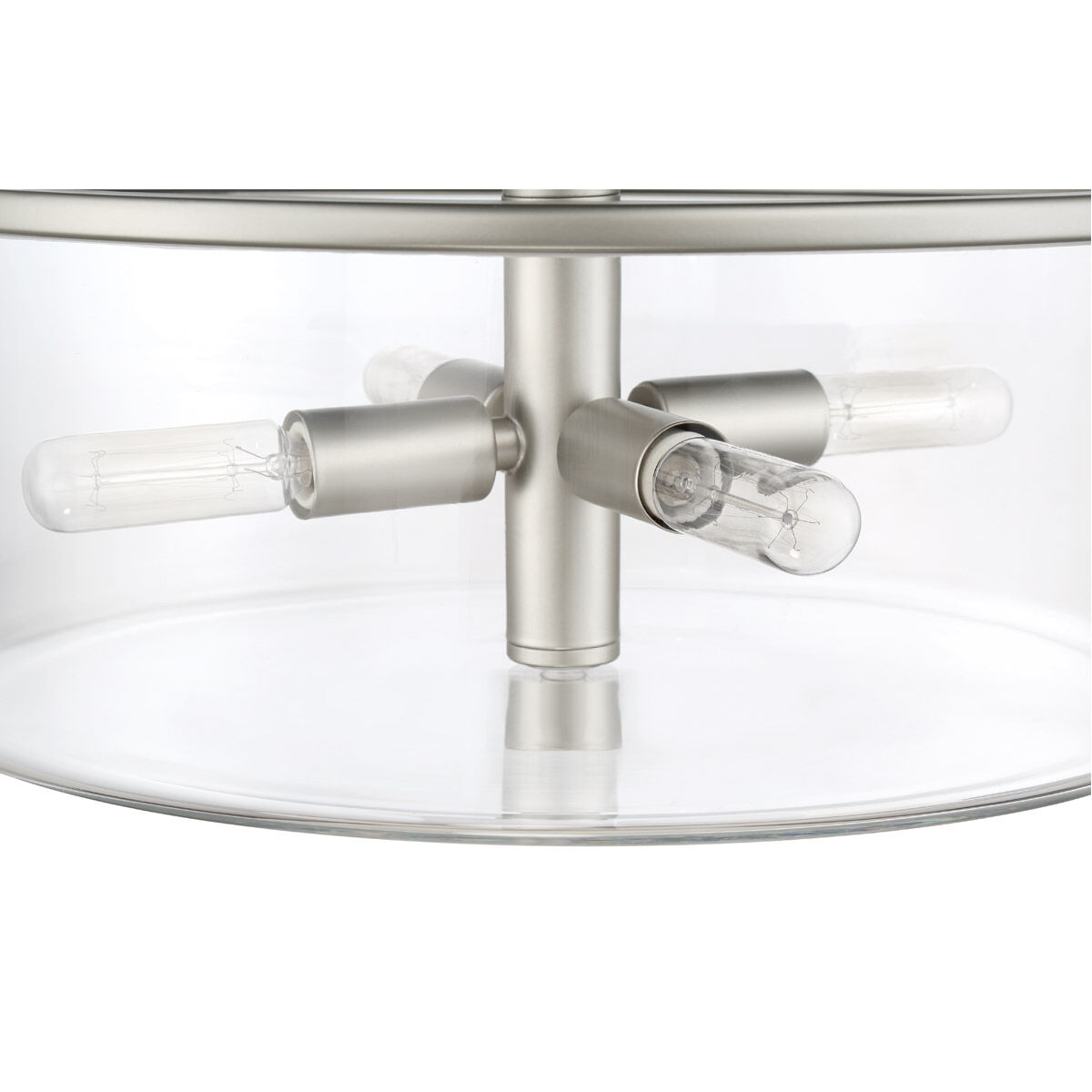 Hailie 4 Light 14.13 inch Satin Nickel Pendant Ceiling Light