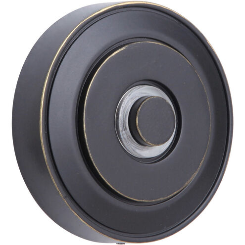 Round LED Halo Antique Bronze Push Button, Round