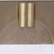 Glisten LED 21.26 inch Satin Brass Vanity Light Wall Light