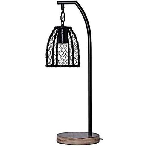 Bejamin 22.75 inch 40 watt Flat Black Table Lamp Portable Light