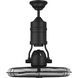 Bellows III 18 inch Flat Black Indoor/Outdoor Fan