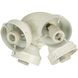 Universal 4 Light Incandescent White Fan Light Fitter, Shades Sold Separately