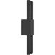 Contact LED 21 inch Textured Black Outdoor Wall Lantern