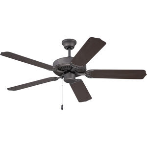Enduro 52 inch Espresso with Outdoor Brown Blades Ceiling Fan