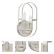 Mindful 2 Light 6 inch Brushed Polished Nickel Wall Sconce Wall Light