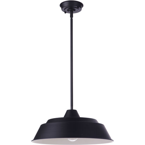 Landmark 1 Light 15 inch Midnight Outdoor Pendant