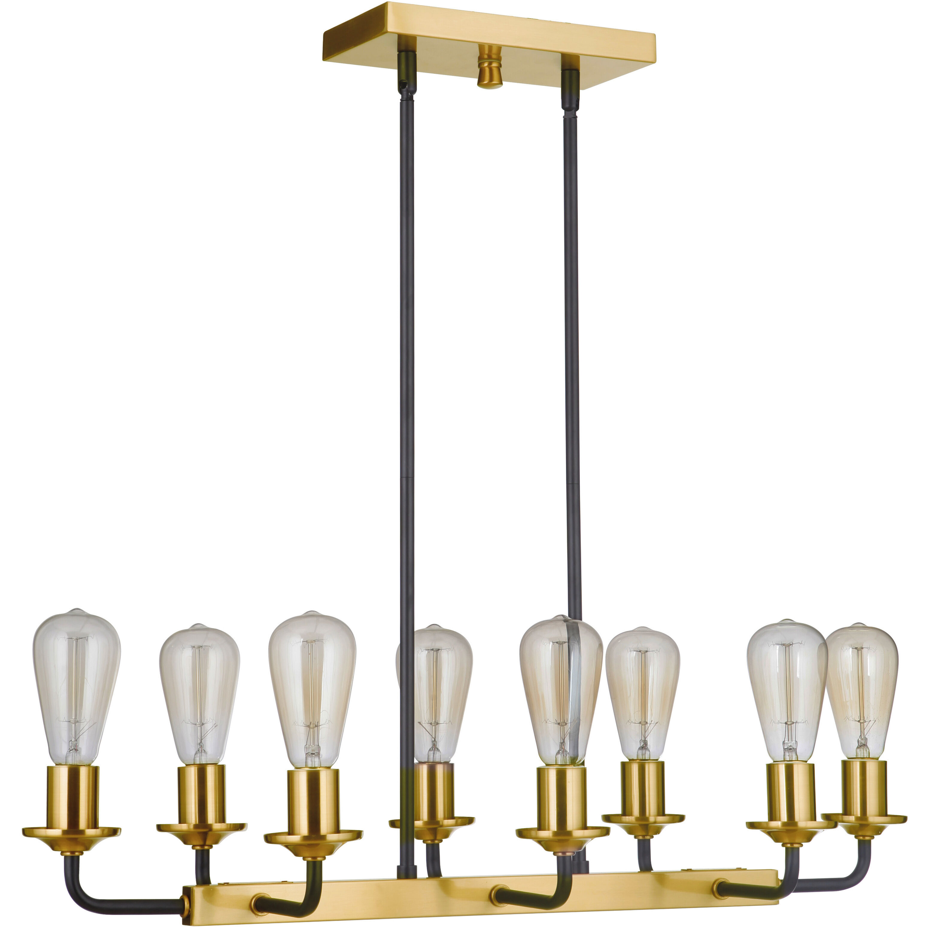 Neighborhood Randolph 8 Light 11.50 inch Island Light