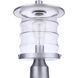 Canon 1 Light 14.13 inch Satin Aluminum Outdoor Post Mount