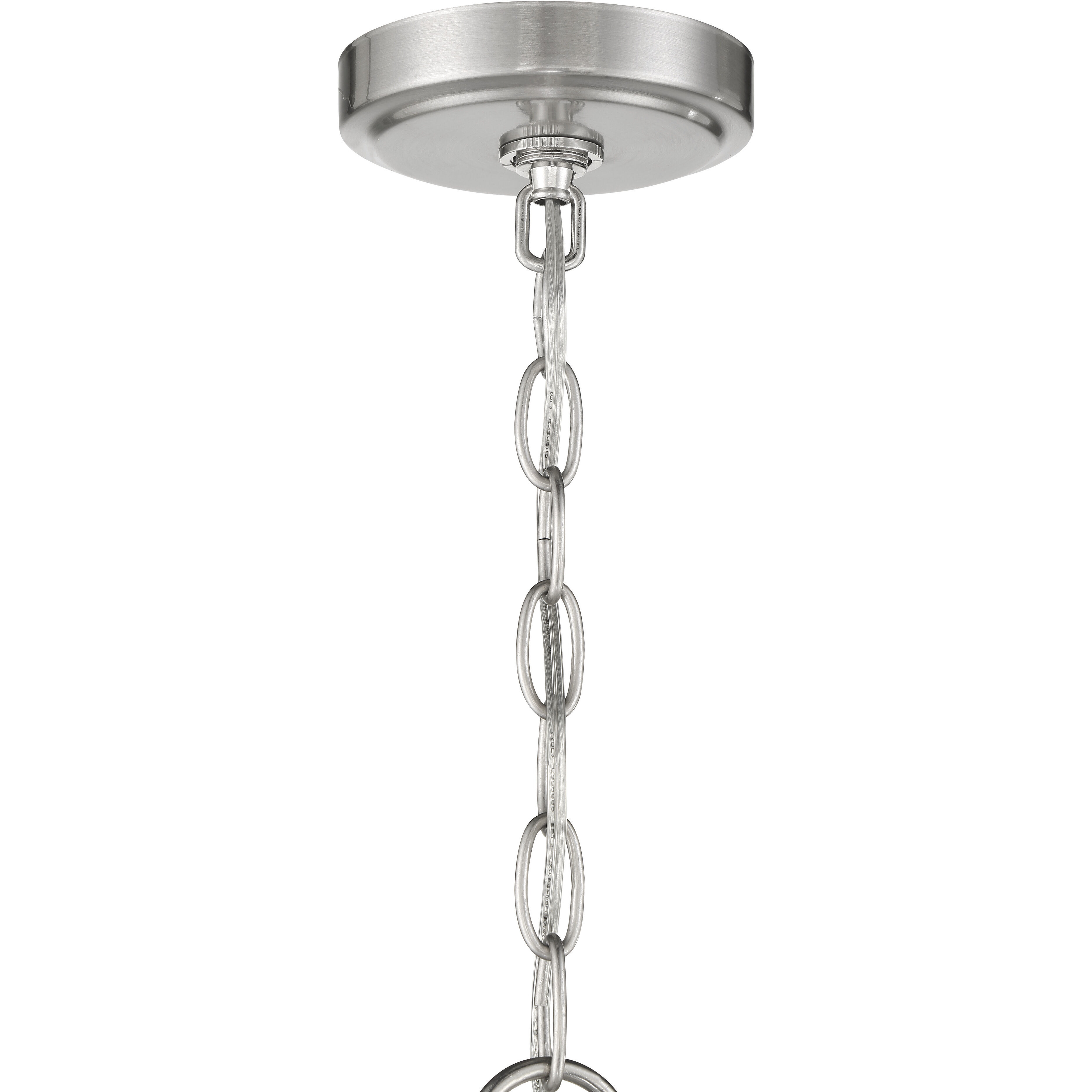 Glenda 3 Light 20 inch Brushed Polished Nickel Chandelier Ceiling Light
