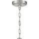Glenda 3 Light 20 inch Brushed Polished Nickel Chandelier Ceiling Light