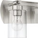 Hendrix 2 Light 14 inch Brushed Polished Nickel Vanity Light Wall Light
