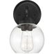 Glenda 1 Light 6 inch Flat Black Wall Sconce Wall Light