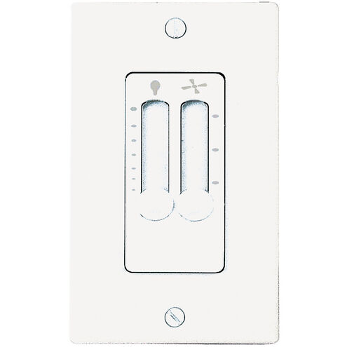 Signature White Fan Control System, 4 Speed with Faceplate 