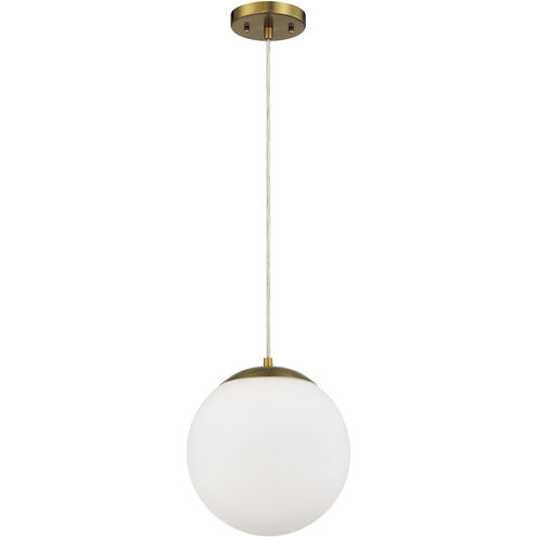 Gaze 1 Light 10 inch Satin Brass Pendant Ceiling Light