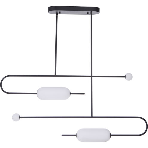 Tuli LED 43.3 inch Flat Black Island Light Ceiling Light