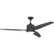 Force XL 60 inch Dark Graphite with Greywood Blades Wet Rated Ceiling Fan