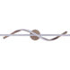 Pulse LED 30 inch Champagne Brass Vanity Light Wall Light