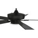 Super Pro 112 60 inch Flat Black with Flat Black/Greywood Blades Contractor Ceiling Fan, Slim