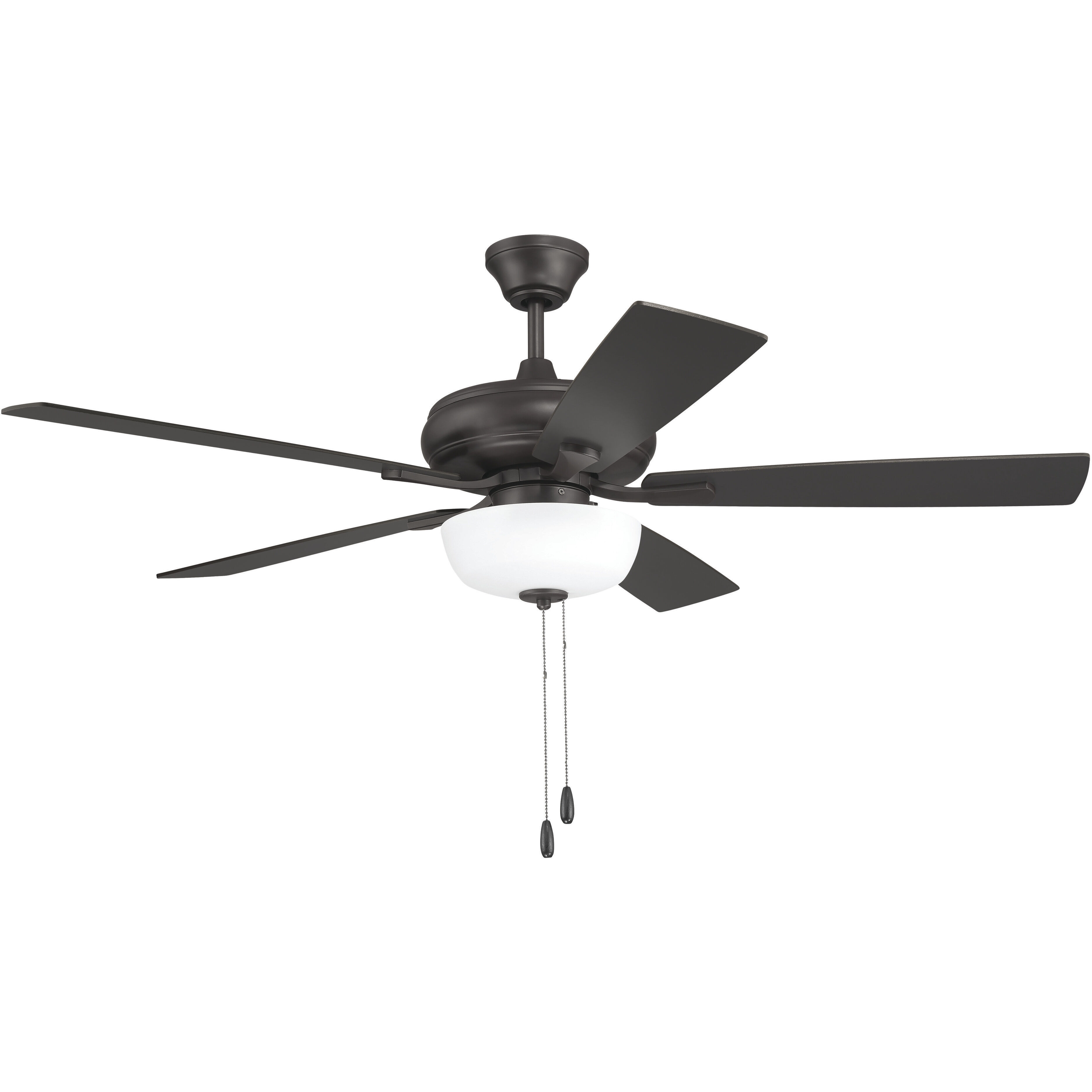 Eos 52 inch Classic Bronze with Classic Bronze/Walnut Blades Ceiling Fan