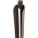 Cameron 21.46 inch 8 watt Flat Black/Walnut Table Lamp Portable Light