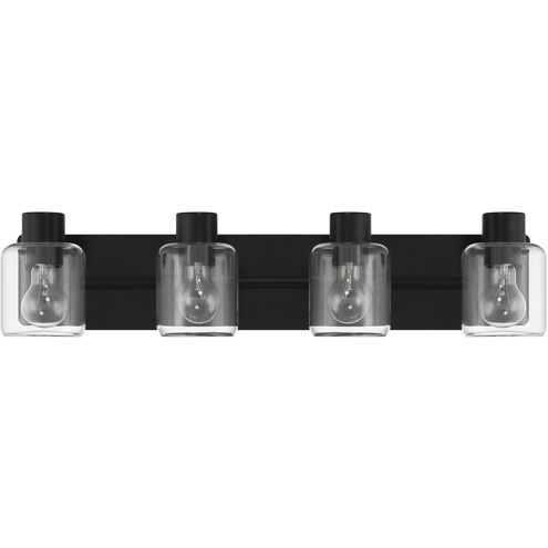 Rori 4 Light 28.25 inch Flat Black Vanity Light Wall Light