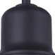 Singleton 1 Light 13 inch Midnight Outdoor Wall Lantern