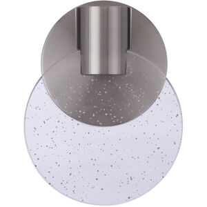 Glisten LED 5.51 inch Brushed Polished Nickel Wall Sconce Wall Light