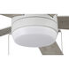 Merit 52 inch White with White/Washed Oak Blades Ceiling Fan