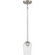 Shayna 1 Light 5.13 inch Brushed Polished Nickel Mini Pendant Ceiling Light