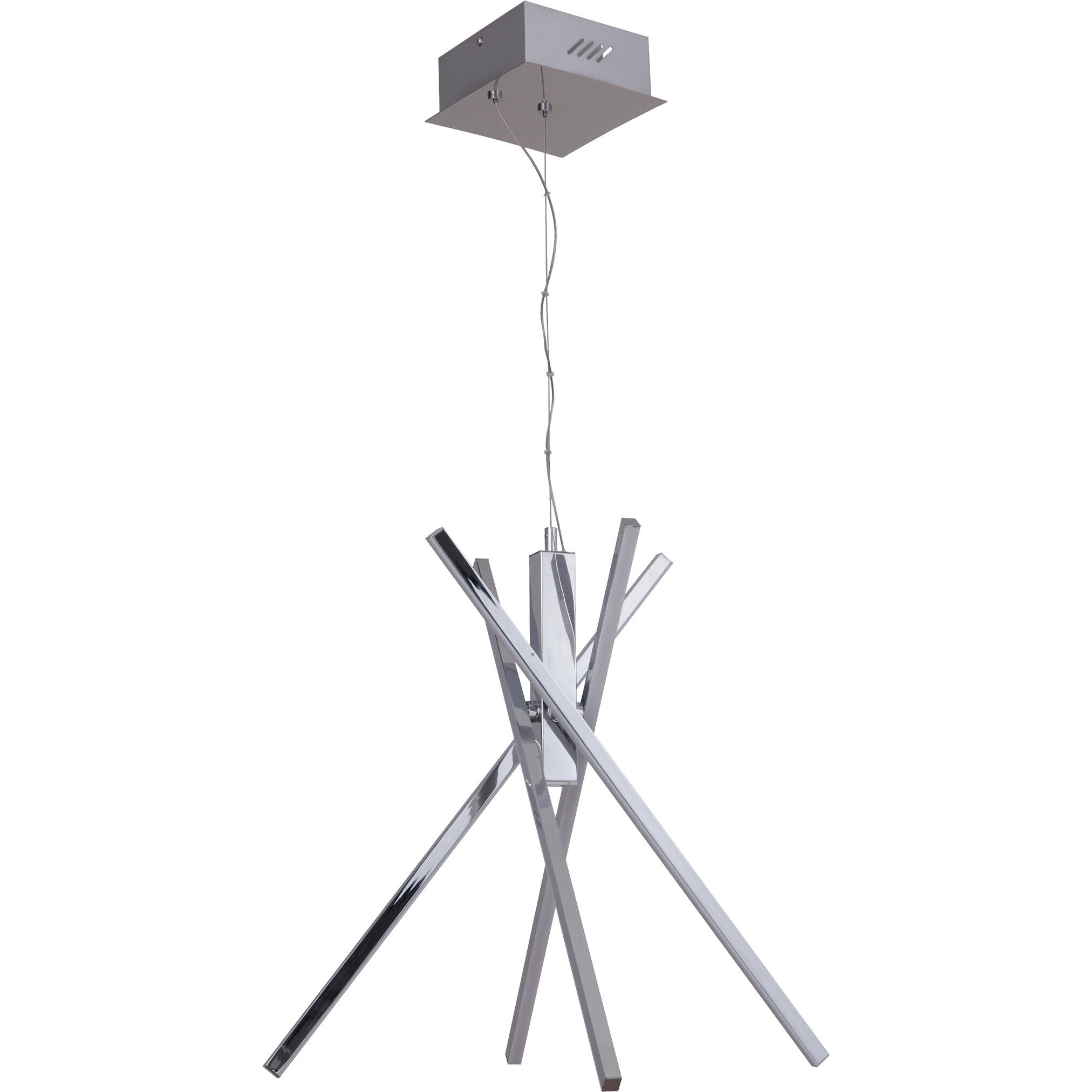 Pinnacle LED 28 inch Chrome Chandelier Ceiling Light